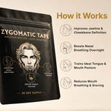 Zygomatic Tape | Zygo Tape Face Strips for Tongue Posture and Facial Definition